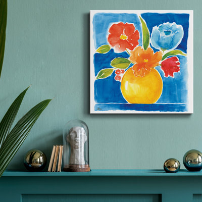 «Sunny Day Bouquet I», reproduction d'art sur toile tendue