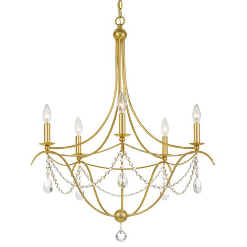 lustree 5 lumières façon bougie Farrington Gurney, H 30,5 po x l 27,5 po