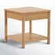 Kaplan Wood 1 Drawer End Table