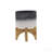 Ceramic 5" Planter On Wooden Stand, Gray