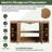 60'' Single Bathroom Vanity with Ceramic Top-382995277