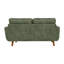 Canapé à deux places 65 pouces moderne minimaliste de 65 pouces en tissu polyester respirant et pieds en bois massif-728166892