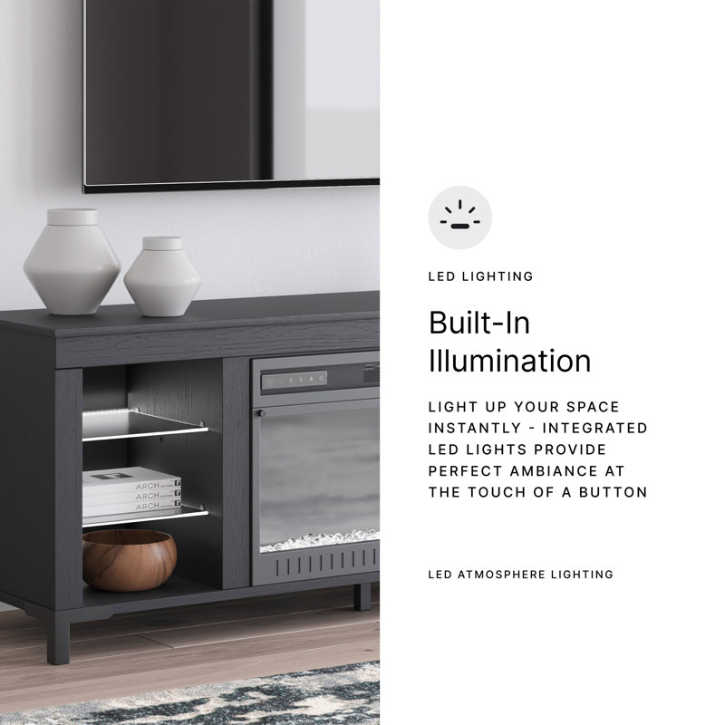 Celsea TV Stand for TVs up to 70" with Fireplace Included