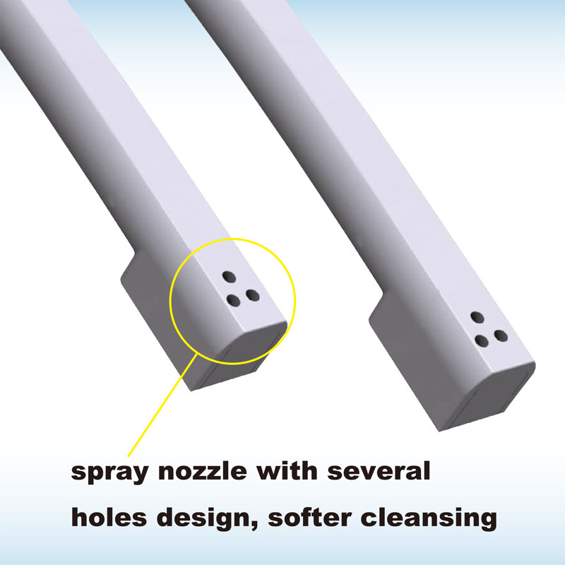 Siège de toilette de bidet non électrique avec lavabo pour femme / arrière, sans puissance
