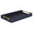 Baidy Hand-Finished Faux Shagreen Rectangular Serving Tray-1205077587