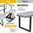 HDPE Picnic Table Bench Set With Umbrella Hole For 6-8-1250212118