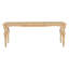 Table de salle à manger extensible traditionnelle traditionnelle de 82,7 pouces avec une feuille amovible de 23,6 po TopMAX