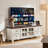 Farmhouse TV Stand for Living Room, Rustic White Entertainment Center with Storage Cabinet,Wood TV Console with 4 Drawers,Modern TV Stands for Bedroom-694714331