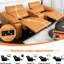 Upholstered 30.21 " Leather Power Reclining Sectional
