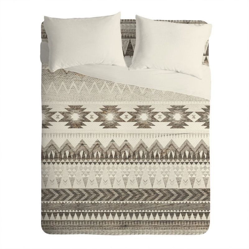 Iveta Abolina Polyester Geometric Shapes Duvet Cover, Queen Duvet Cover + 2 Standard Shams