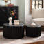 Ensemble de tables basses rondes