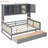 Wooden Daybed With 2 Drawers, And All-In-One Cabinet And Shelf-238133438-238133379
