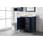 Malek 30 " W Freestanding Standard Single Vanity Bathroom Vanity With Marble Top-764884605