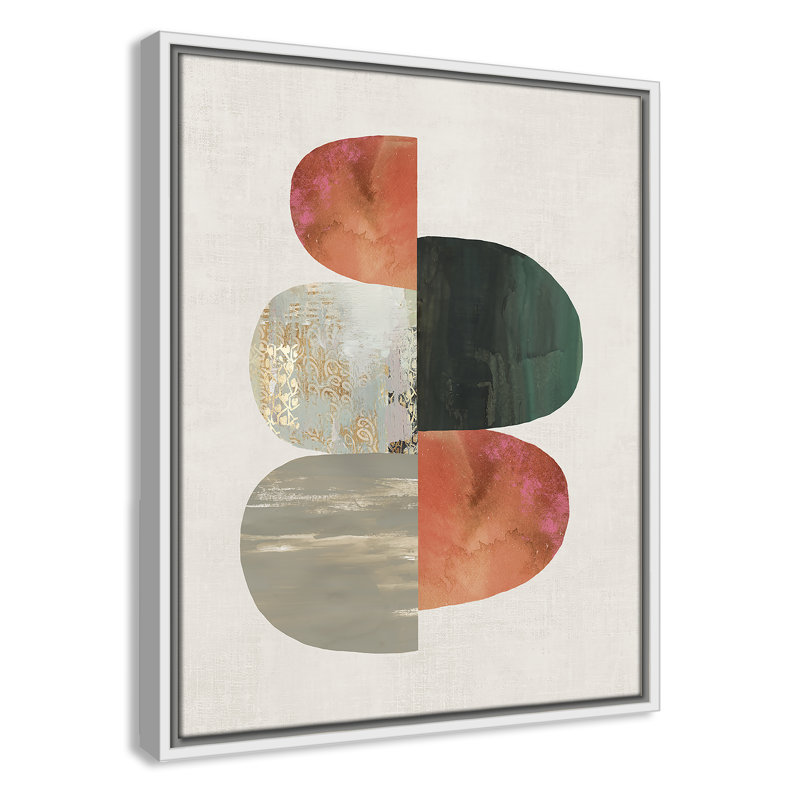 «Westcreek Evolving Energy II» par Tom Reeves - reproduction imprimée, H 21,5 po x l 17,5 po, Toile avec cadre, Blanc