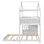 Lit superposé House avec escalier et rangement-751727122