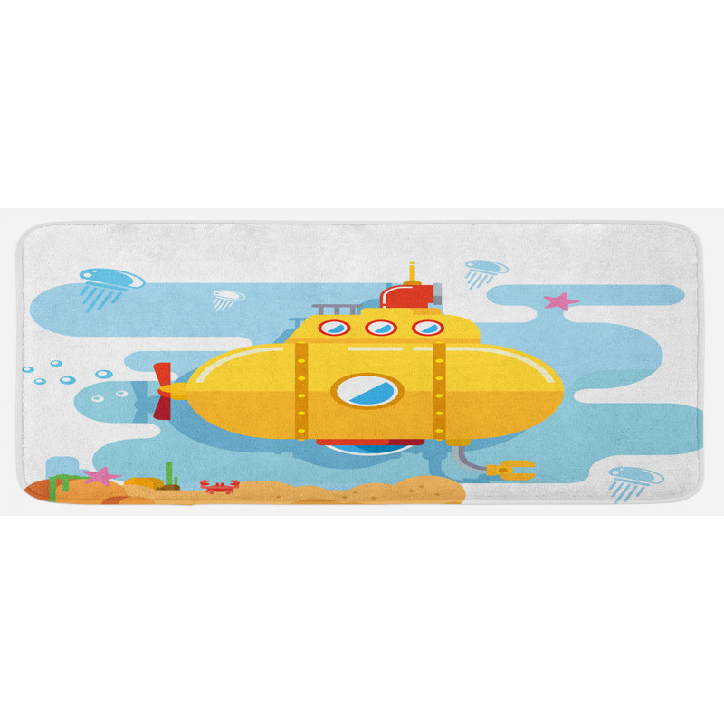 Tapis de cuisine sous-marin