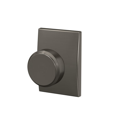 Custom Bowery Knob with Century Rose Non Turning Dummy Lock