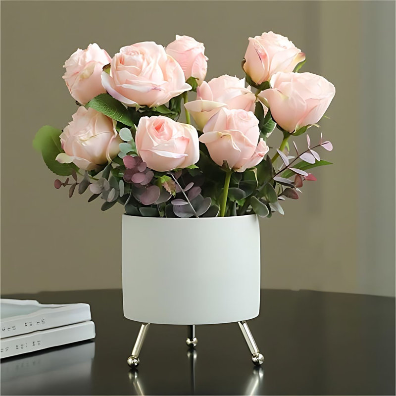 Rose Arrangement in Pot, Rose