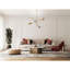 Circe 6 Light Metal Dimmable Chandelier-2036647259