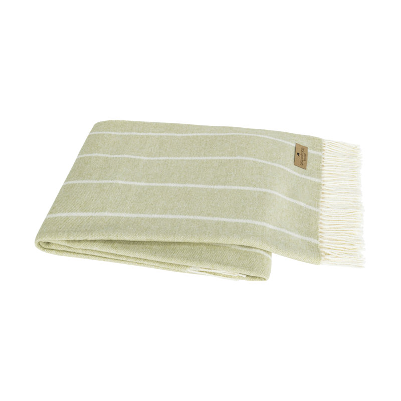 Fiji Stripe Throw, White Striped