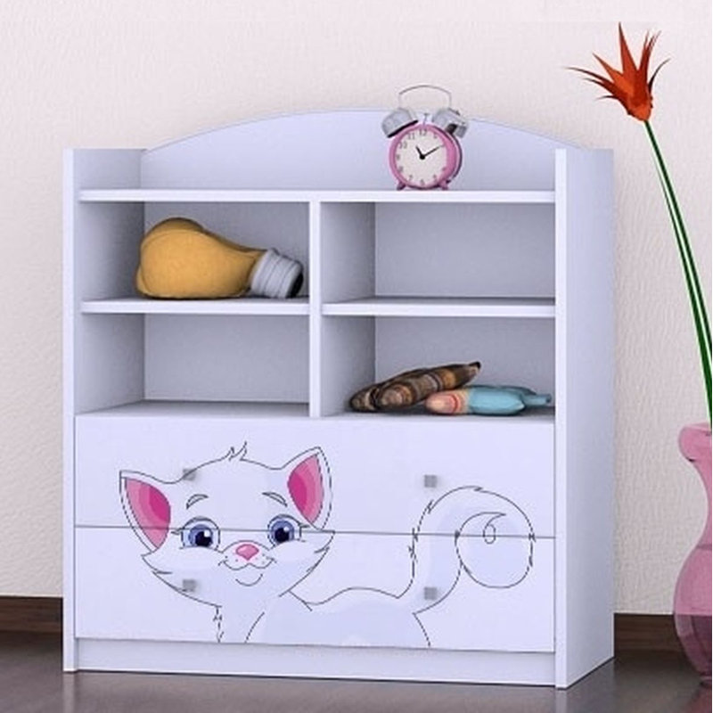 Liana 96cm H X 86cm W Kids Cube, White