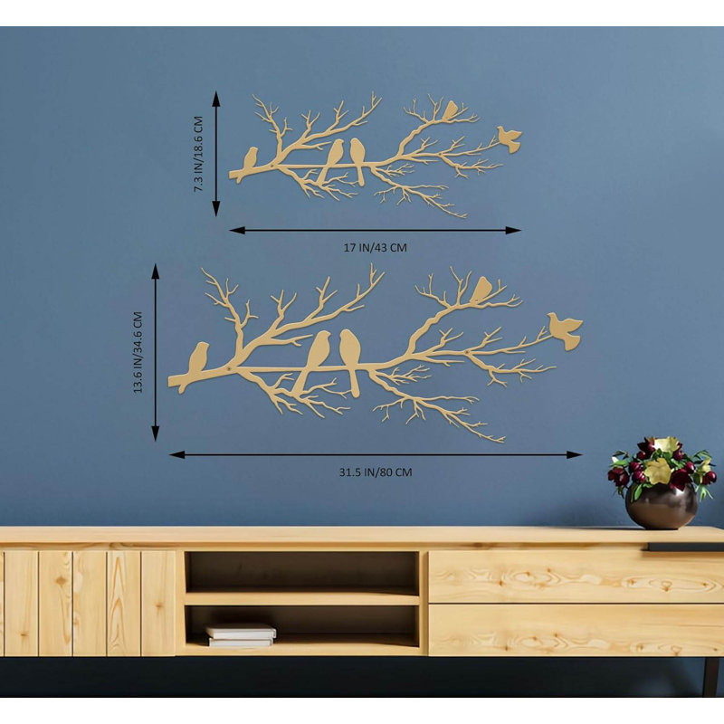 Metal Wall Decor, Gold