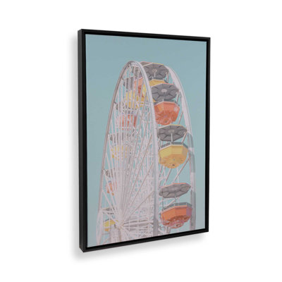Pastel Carnival Ride On Canvas