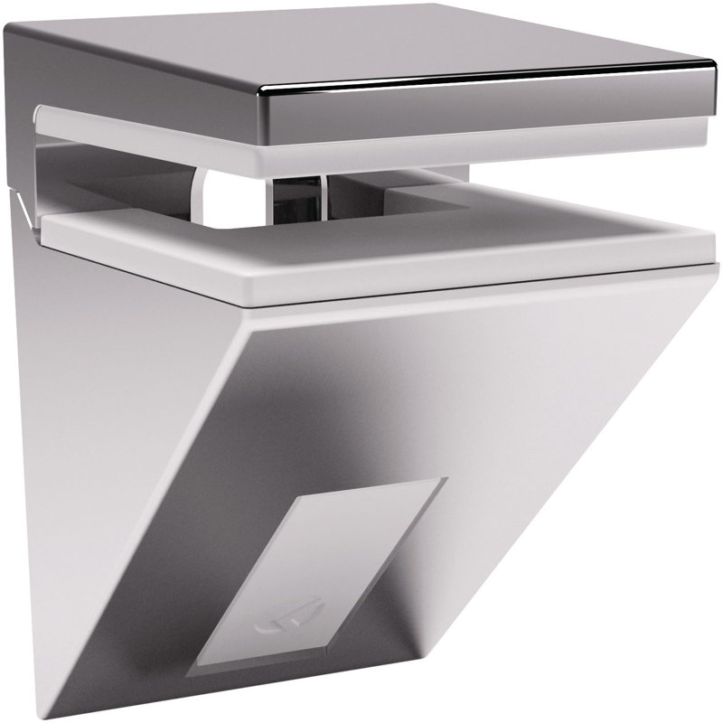 Tablette murale Kalabrone, Chrome