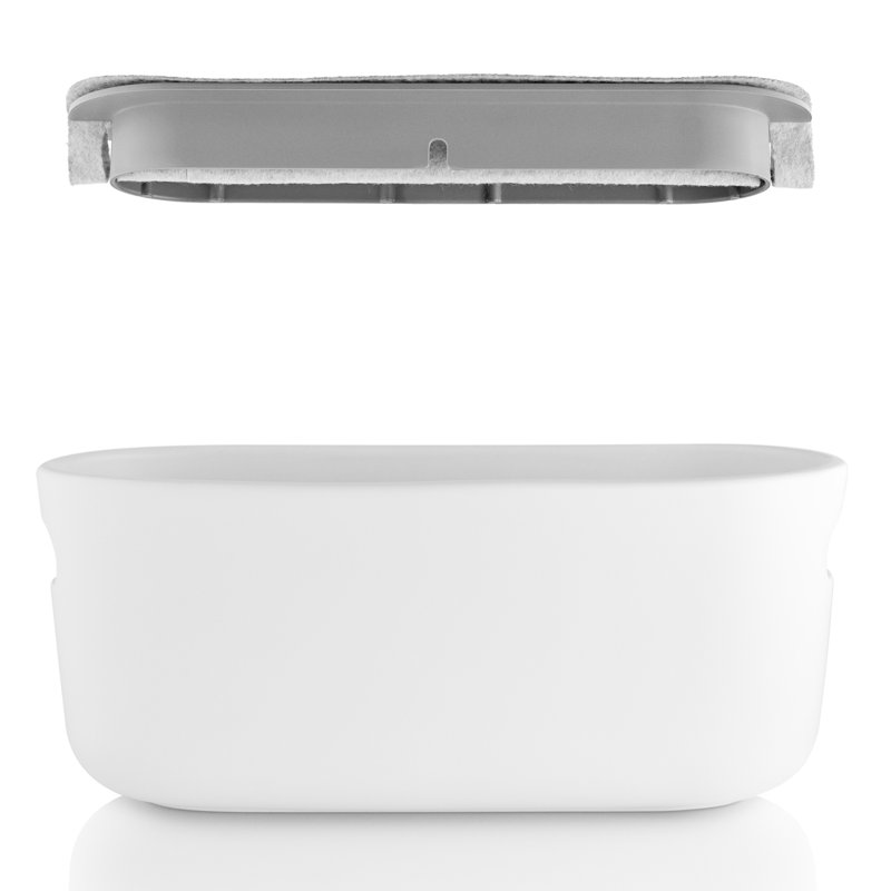 Ceramic Window Box Planter, White