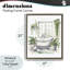 Cadre flottant pour baignoire et fenêtre Lush Greenery, design par Lettré et doublé-686771024-686771027