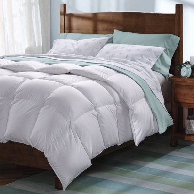 Cuddledown Percale Down Alternative Comforter, King All Season