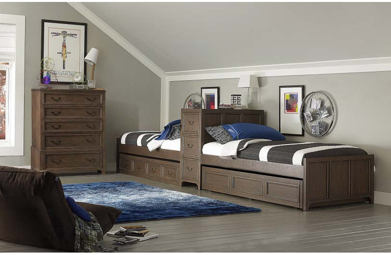 Ensemble de chambre à coucher personnalisable simple à panneau Kenwood