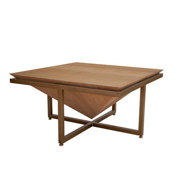 Korrina Solid Wood Top Coffee Table