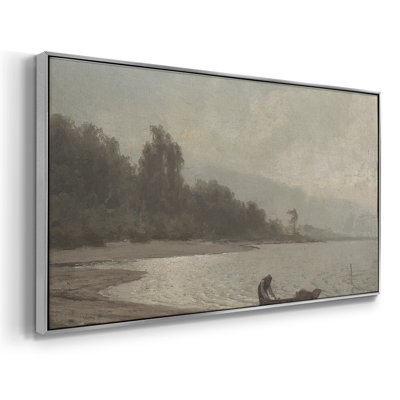 Série paysage - MLVII - Toile tendue avec châssis encadré - Prêt à être accroché
