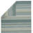 Creekmont Striped Handmade Flatweave Wool Blue Area Rug-20386448
