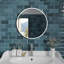 Round LED Bathroom Mirror Fog Free Touch Sensor-1483681644