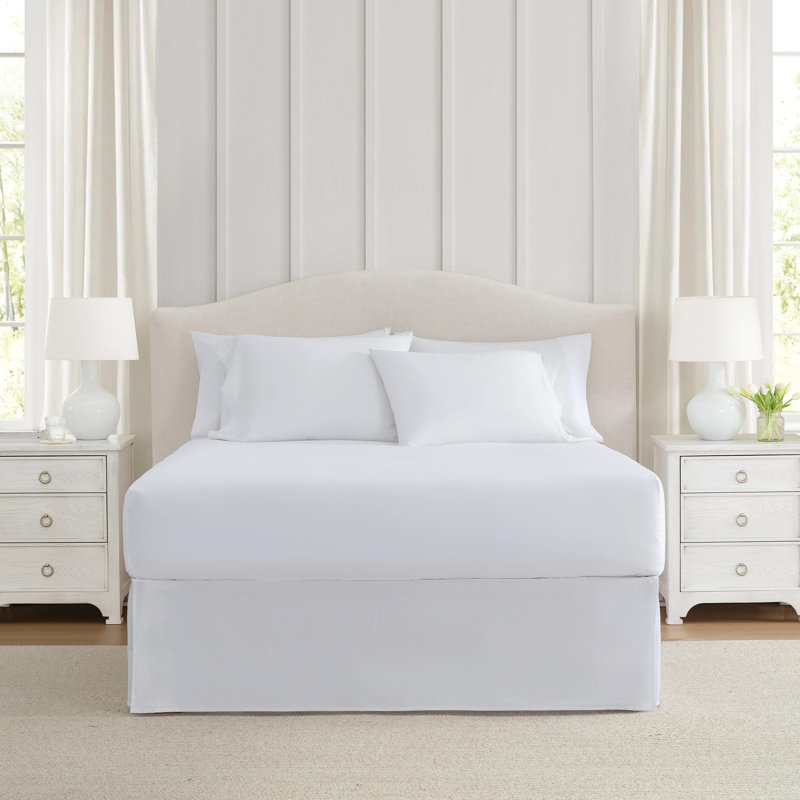 Jupe de lit en coton Martha Stewart, King