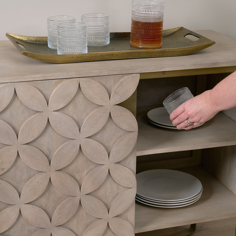 Excelsior Solid Wood Accent Cabinet