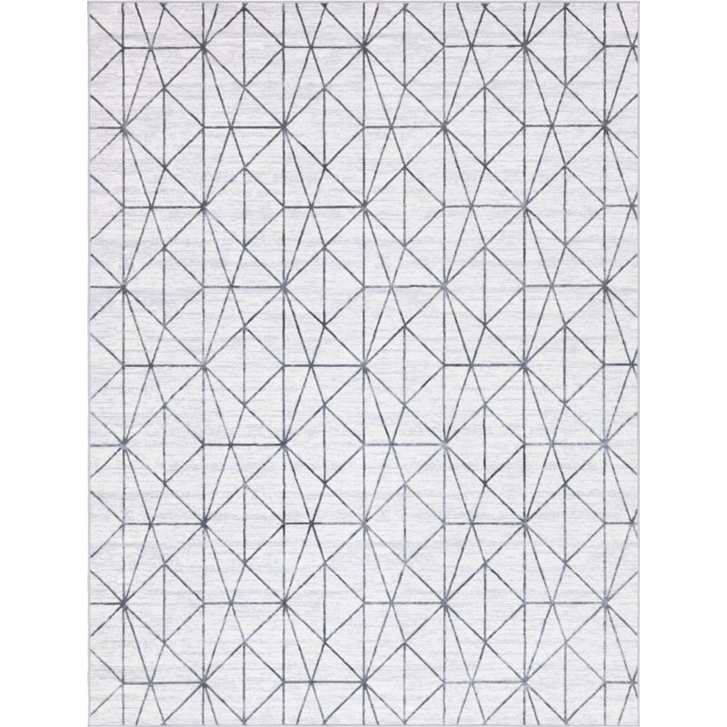 Clidy Abstract Indoor Rug, Rectangle 9' x 12'