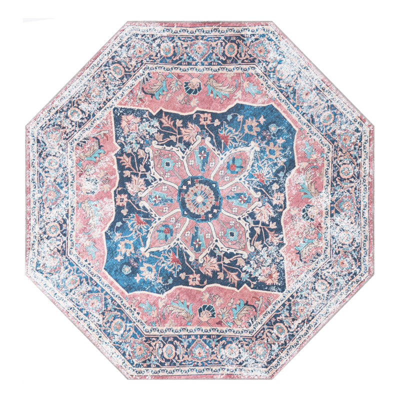 Ollyver Oriental Indoor Rug, Octagon 5' x 5'
