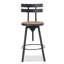 Tabouret de bar pivotant réglable en hauteur Keyosha-46727732-107235719-109482642