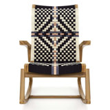Amador Rocking Chair In San Geronimo Pattern