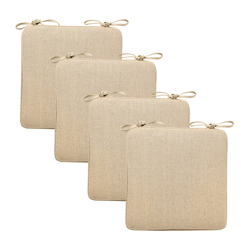 Outdoor 1.4'' Chair Pad, Beige