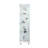 Glass Display Cabinet  Shelves With Door, Floor Standing Curio Bookshelf   Bedroom Office,
