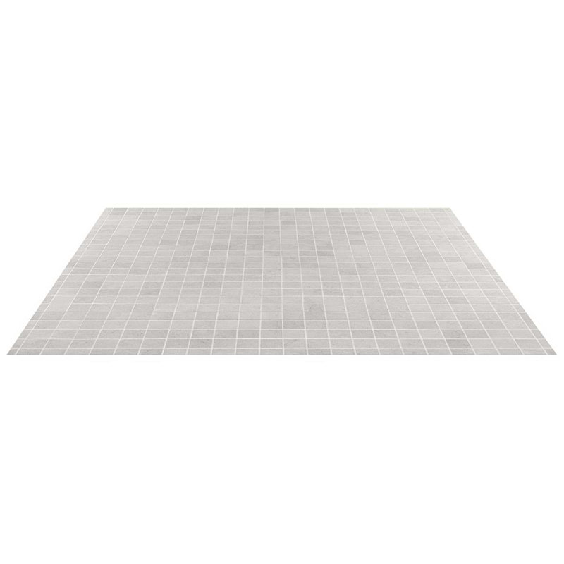 New Rock 2X2 Matte Porcelain Mosaic, Perla White