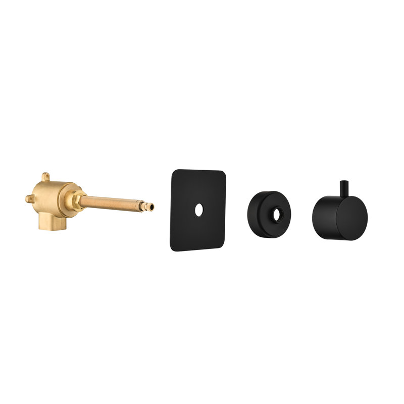 Valve de douche à contrôle de volume 3/4 po - laiton avec disque en céramique et débit réglable