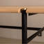 Ensemble de table de salle à manger en bois massif de style américain.-109025397