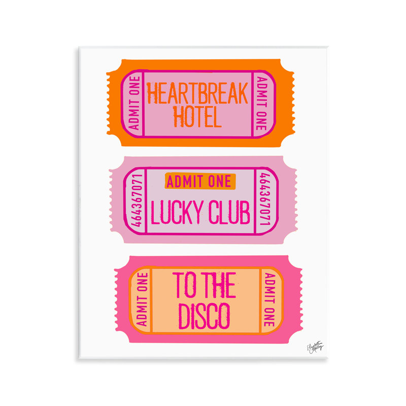Art mural plaque disco phrases par Elizabeth Medley