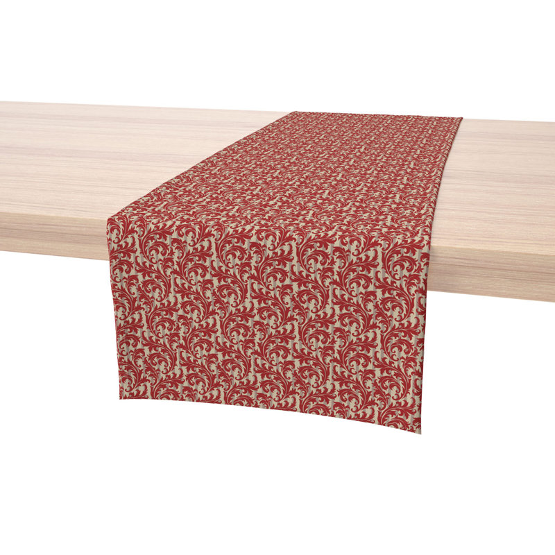 Table Runner, 100% Cotton, Floral 158, 72" x 16"