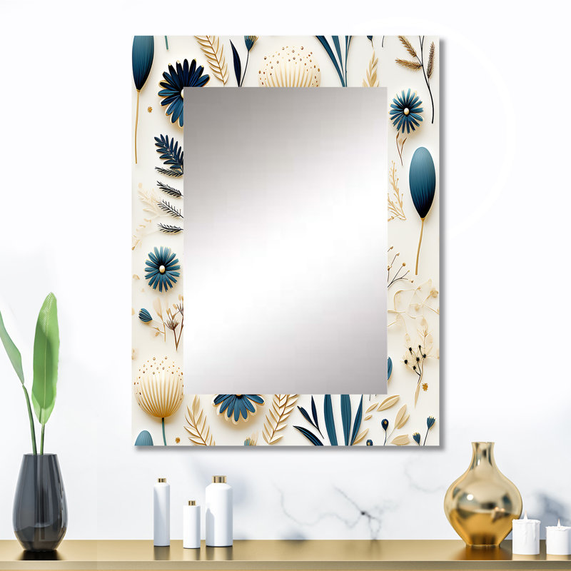 Hayfa - Traditional Rectangular Wall Mirror, 32 po x 24 po